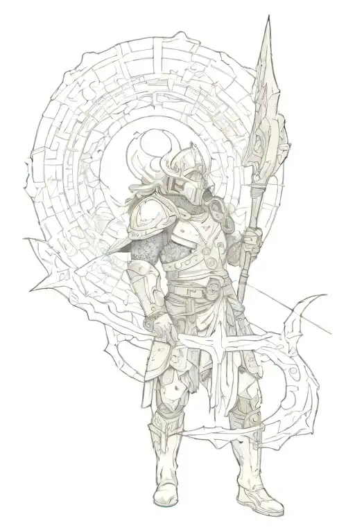 Cave Etching Of Vikings In Space