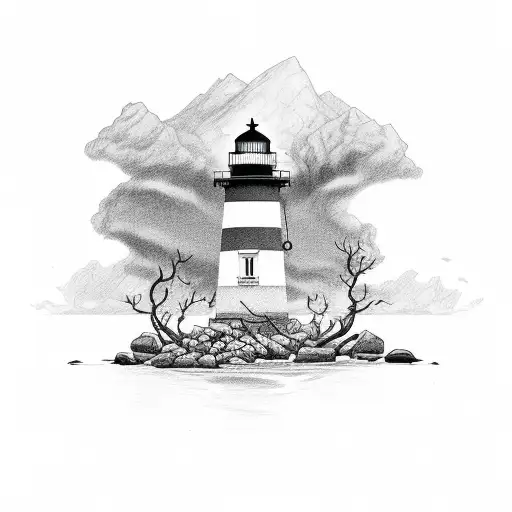 Lighthouse With Roots