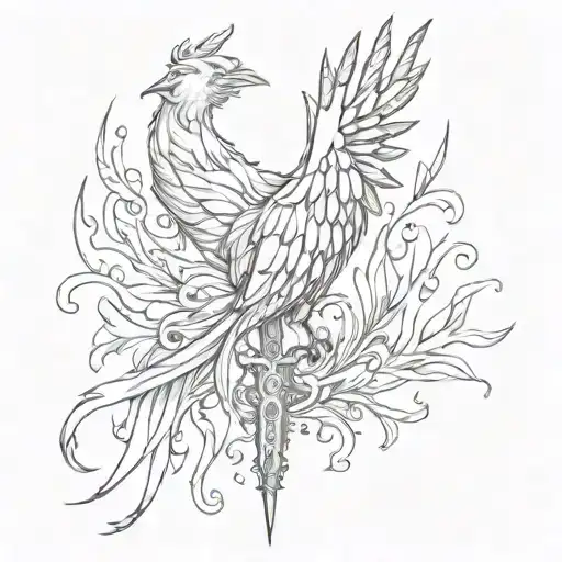 Phoenix And Dagger Piercing