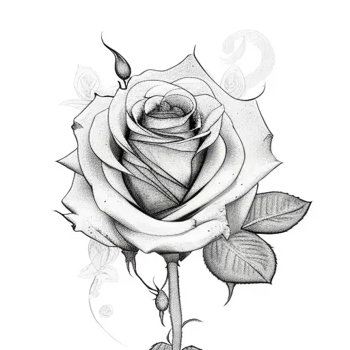 Prayer Line With Roses