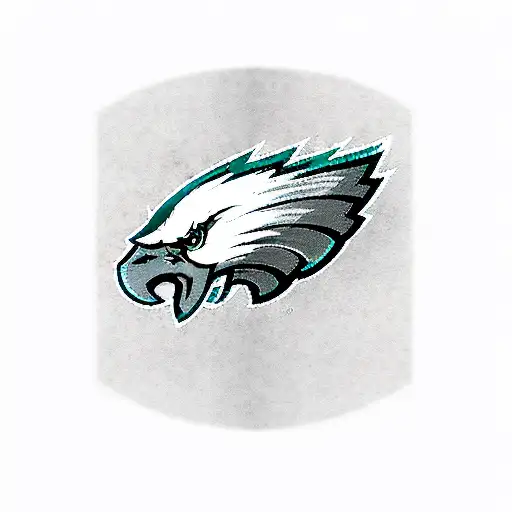 Incorporate The Philadelphia Eagles Logo Into A Tattoo Of A Football Breaking Through A Brick Wall