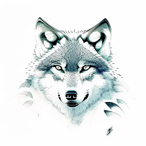 Wolf In Forest Howling