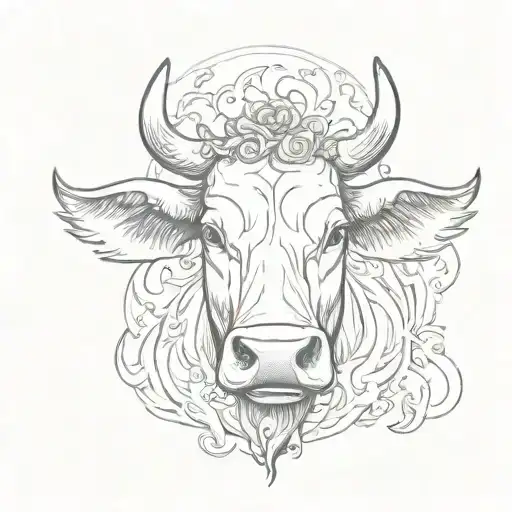 Cow Without Horns As An Angel