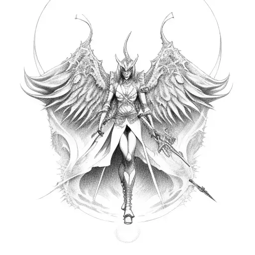 Angel Sleeve Demons Slaying