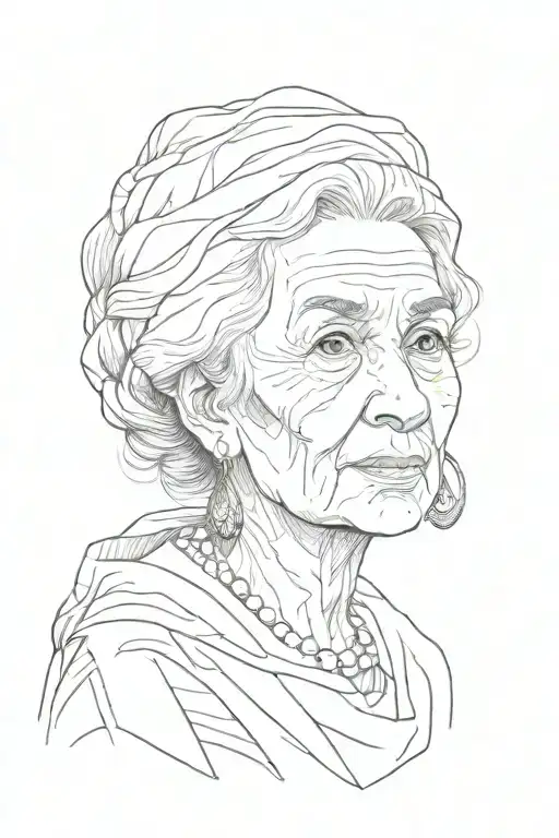 Portrait Of Grandmother