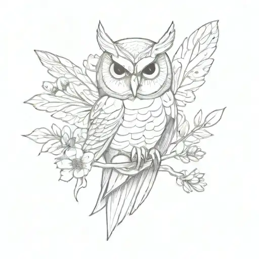 Owl And Bee