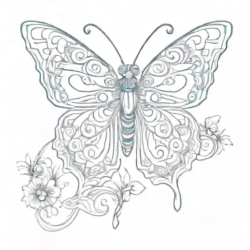 Psychedelic Butterfly