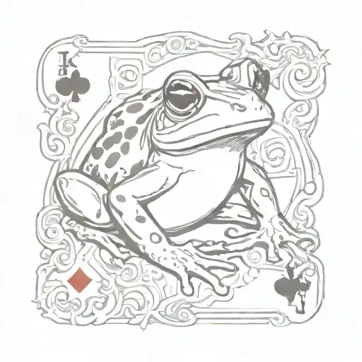 Frog Playing Cards