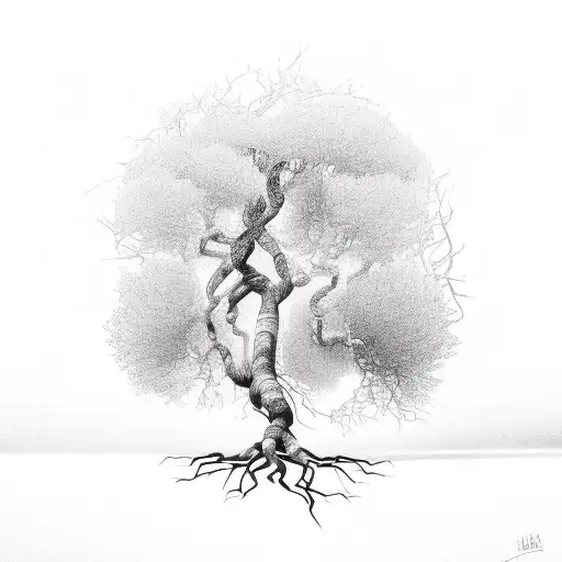 Tree With Strong Roots And Expanding Branches