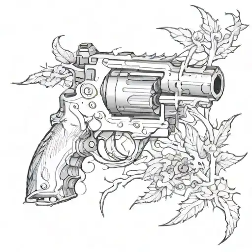 Gun Wrapped In Thorns