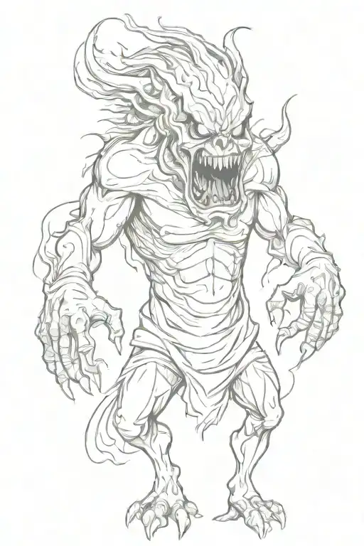 Anger Pain Madness Regret Monster