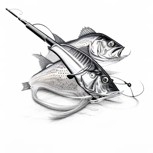 Fishing Rod Transforming Into A Shotgun