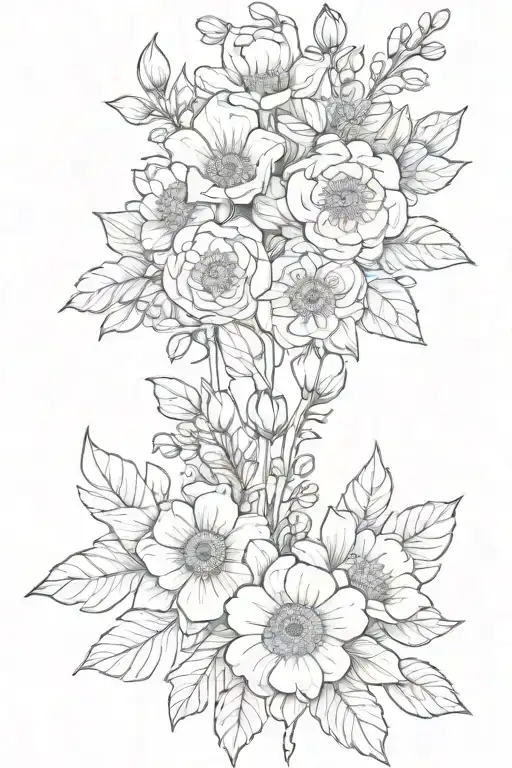 Birth Flower Bouquet