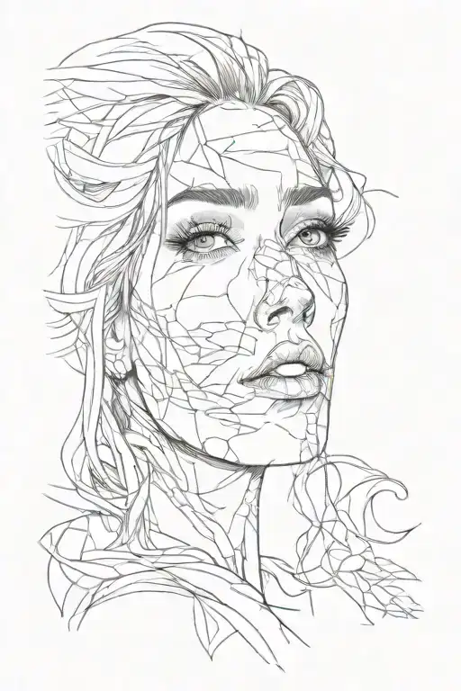 Beautiful Women Crying Eyes