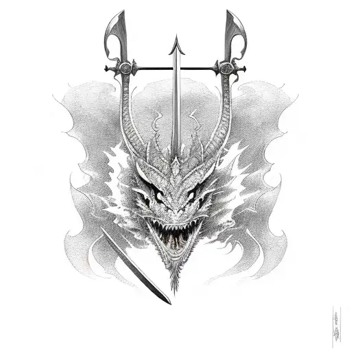 Dragon And Sword