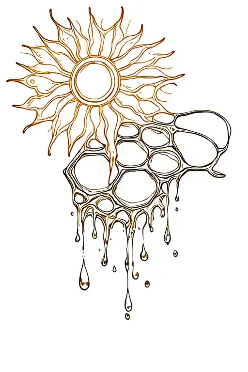 Sun And Honey Drip