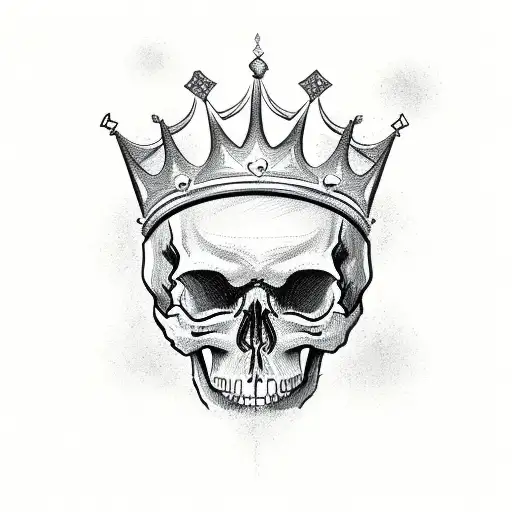 Skull With Crown