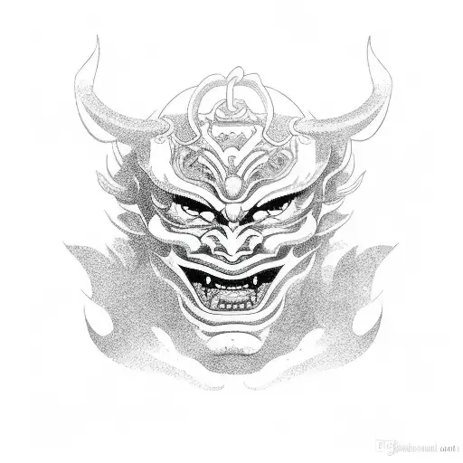 Japanese Demon Mask