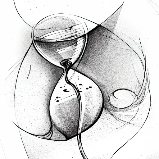 Hourglass Wih Semi Colon And 36N And 77W