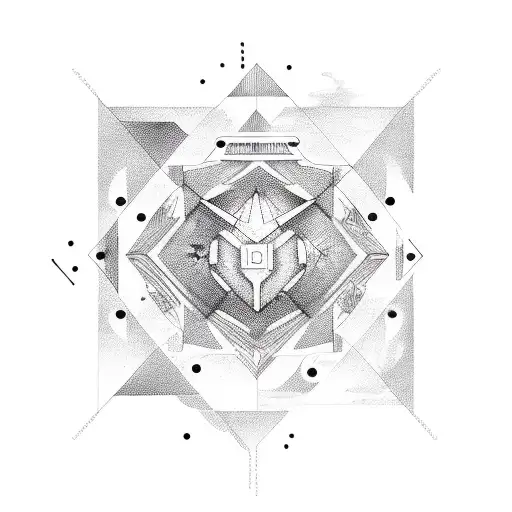 A Geometric Design Incorporating The Libra Zodiac Constellation