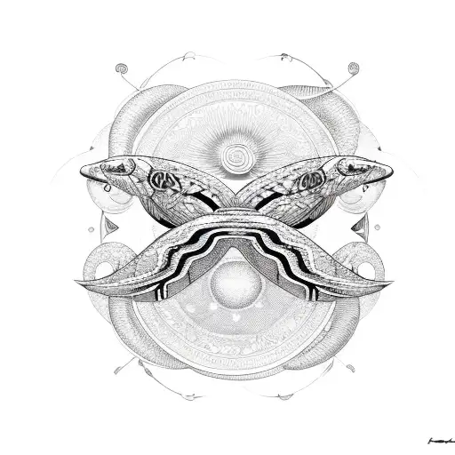 Snake Butterflies The Sun Moon And Star Tarot Cars