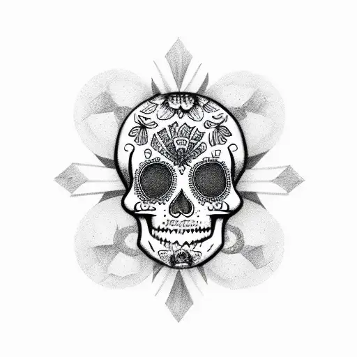 Sugar Skull Third Eye