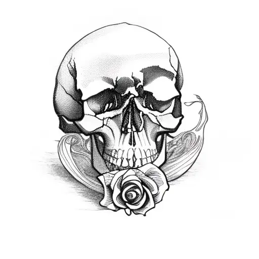 Skull And Roses