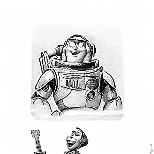 Buzz And Woody Plus Sunset