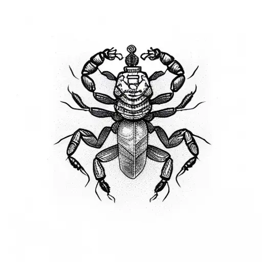 Scorpion With Text Trust Yourself