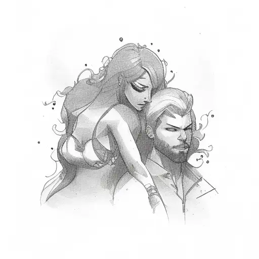 Bisexual Man Simple Symbol