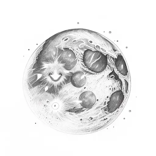 Hand Hanging Moon Up