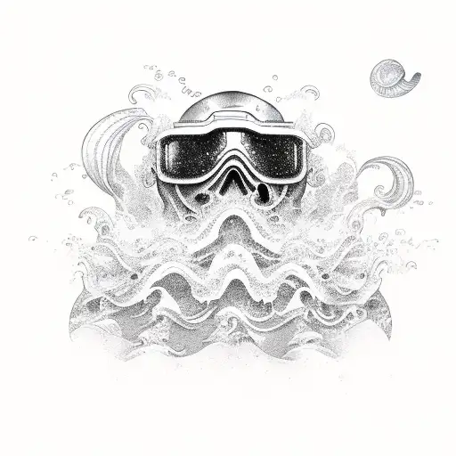 Ocean Wave Roman Numrals