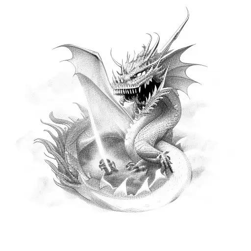 Dragon Breathing Fire