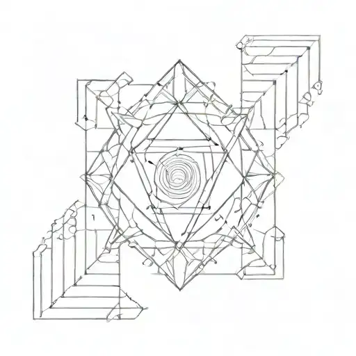 Gemini Geometric Symbol