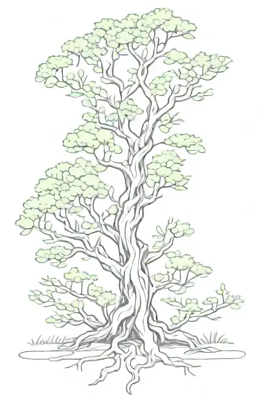 Bonsia Tree Intertwined