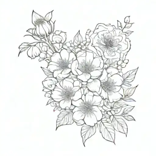 Birth Flower Bouquet