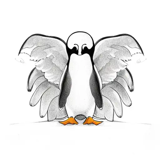 Penguin With Wings