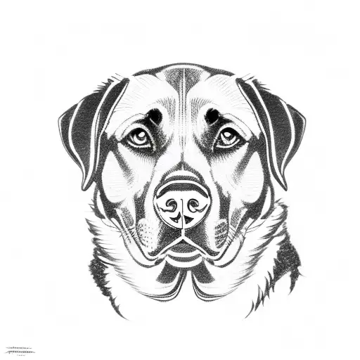 Black Labrador And Parador