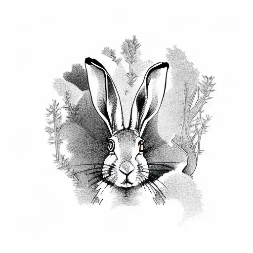 Hare In A Forest