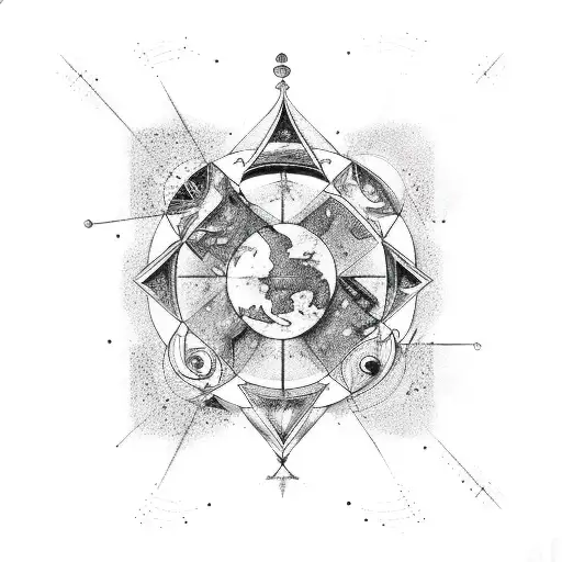 Aquarius And Sagitarious Constellations Combined