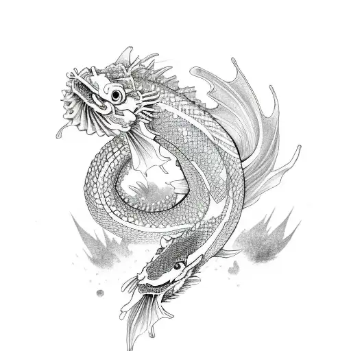 Koi Fish To Dragon