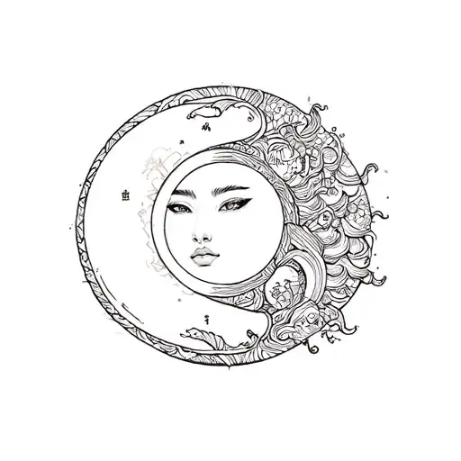Yin Yong With Sun And Moon