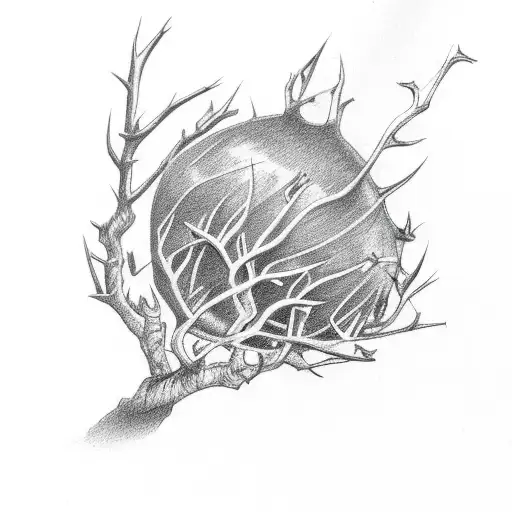 Small Dead Thorn Tree Forearm