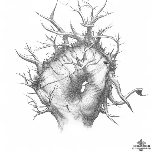 Small Dead Thorn Tree Forearm