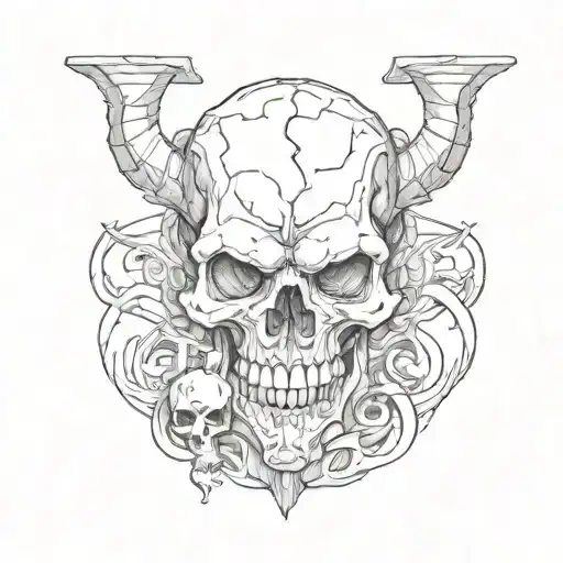 Krakins Eating A Skull