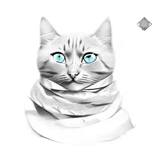 Icecream Cat Face Above