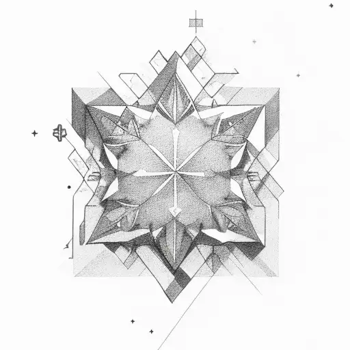 4 Small Stars In A Line