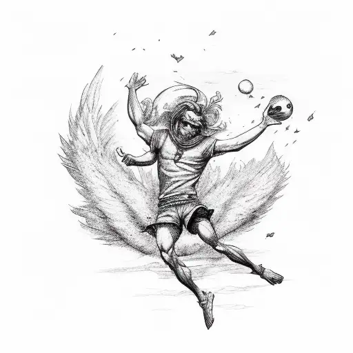 Icarus Falling From Sky Doing Magic
