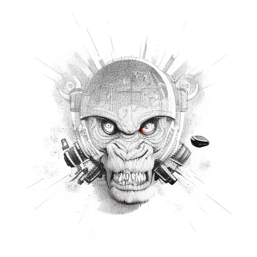 Movie Slate In Fine Black Ink