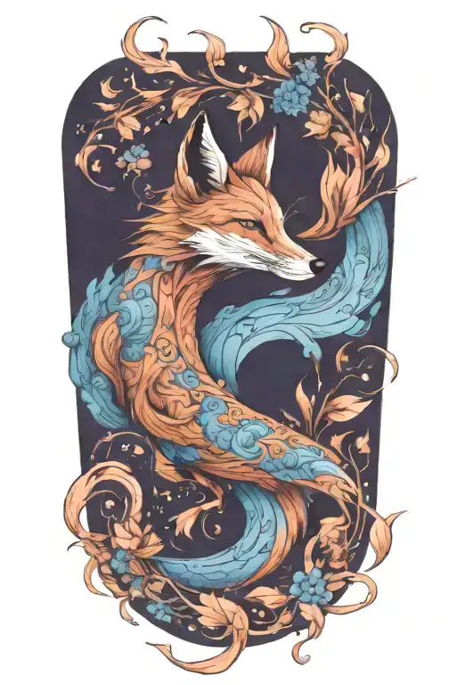 Leaping Fox Full Body